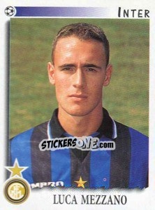 Sticker Luca Mezzano - Calciatori 1997-1998 - Panini