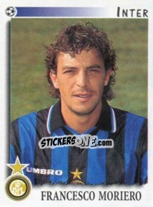 Sticker Francesco Moriero - Calciatori 1997-1998 n. 138 - Panini