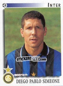 Figurina Diego Pablo Simeone - Calciatori 1997-1998 - Panini