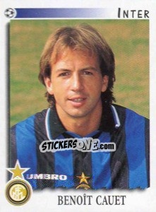 Figurina Benoît Cauet - Calciatori 1997-1998 - Panini