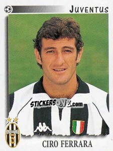 Sticker Ciro Ferrara - Calciatori 1997-1998 n. 153 - Panini