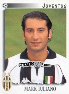 Sticker Mark Iuliano - Calciatori 1997-1998 n. 157 - Panini