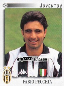 Sticker Fabio Pecchia - Calciatori 1997-1998 n. 163 - Panini