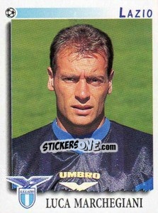 Sticker Luca Marchegiani - Calciatori 1997-1998 n. 172 - Panini
