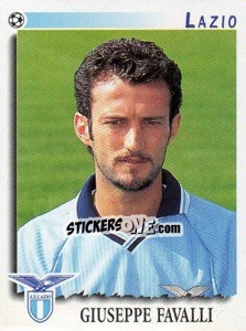 Sticker Giuseppe Favalli - Calciatori 1997-1998 n. 176 - Panini