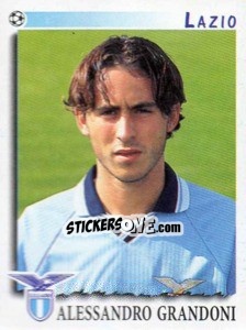 Figurina Alessandro Grandoni - Calciatori 1997-1998 - Panini