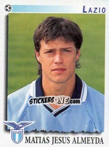 Figurina Matias Jesus Almeyda - Calciatori 1997-1998 - Panini