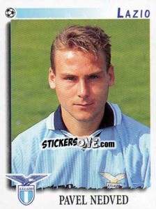 Sticker Pavel Nedved - Calciatori 1997-1998 n. 182 - Panini