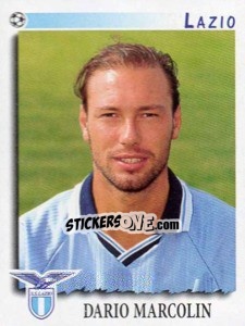 Sticker Dario Marcolin - Calciatori 1997-1998 - Panini