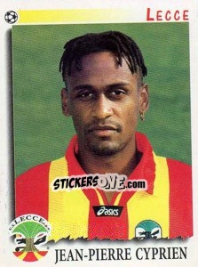Sticker Jean-Pierre Cyprien - Calciatori 1997-1998 - Panini