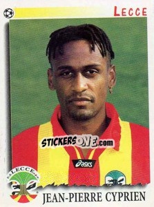 Sticker Jean-Pierre Cyprien - Calciatori 1997-1998 n. 196 - Panini