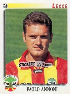 Cromo Paolo Annoni - Calciatori 1997-1998 - Panini