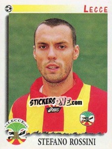 Sticker Stefano Rossini - Calciatori 1997-1998 n. 198 - Panini