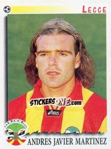 Sticker Andres Javier Martinez - Calciatori 1997-1998 n. 201 - Panini