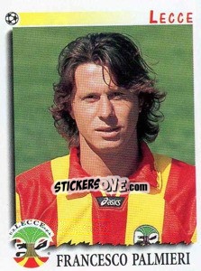 Sticker Francesco Palmieri - Calciatori 1997-1998 n. 206 - Panini