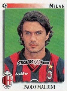 Figurina Paolo Maldini - Calciatori 1997-1998 - Panini