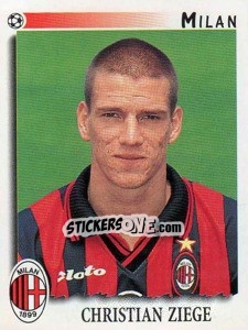 Sticker Christian Ziege - Calciatori 1997-1998 n. 218 - Panini