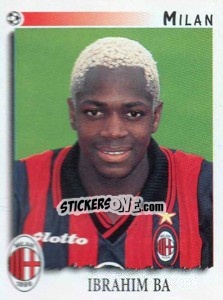 Figurina Ibrahim Ba - Calciatori 1997-1998 - Panini