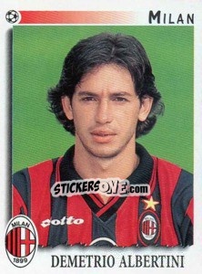 Sticker Demetrio Albertini - Calciatori 1997-1998 - Panini