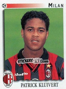 Cromo Patrick Kluivert - Calciatori 1997-1998 - Panini