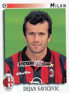 Sticker Dejan Savicevic - Calciatori 1997-1998 - Panini