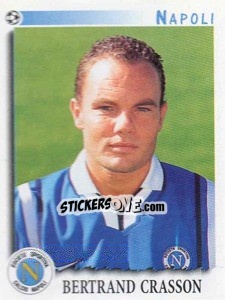 Sticker Bertrand Crasson - Calciatori 1997-1998 - Panini