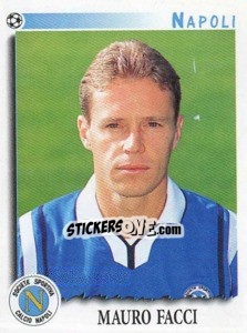 Figurina Mauro Facci - Calciatori 1997-1998 - Panini