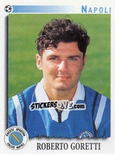 Sticker Roberto Goretti - Calciatori 1997-1998 n. 243 - Panini