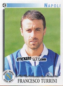 Sticker Francesco Turrini - Calciatori 1997-1998 - Panini