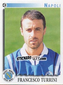 Figurina Francesco Turrini - Calciatori 1997-1998 - Panini