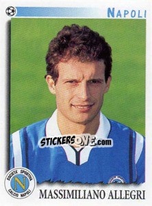 Cromo Massimiliano Allegri - Calciatori 1997-1998 - Panini
