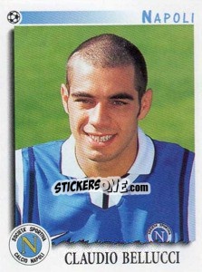 Sticker Claudio Bellucci - Calciatori 1997-1998 n. 249 - Panini
