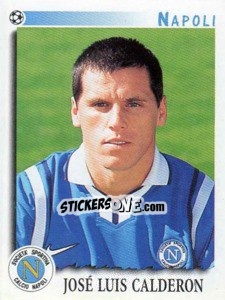 Sticker José Luis Calderon - Calciatori 1997-1998 - Panini