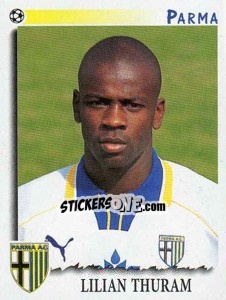 Sticker Lilian Thuram - Calciatori 1997-1998 n. 258 - Panini