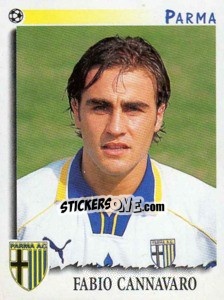 Sticker Fabio Cannavaro - Calciatori 1997-1998 - Panini