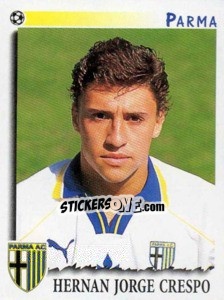 Sticker Hernan Jorge Crespo - Calciatori 1997-1998 n. 270 - Panini