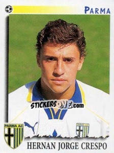 Cromo Hernan Jorge Crespo - Calciatori 1997-1998 - Panini