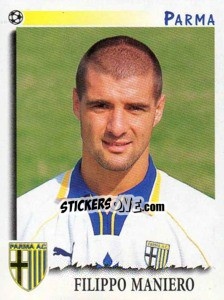 Figurina Filippo Maniero - Calciatori 1997-1998 - Panini