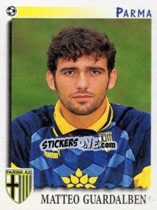 Sticker Matteo Guardalben - Calciatori 1997-1998 - Panini