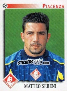 Figurina Matteo Sereni - Calciatori 1997-1998 - Panini