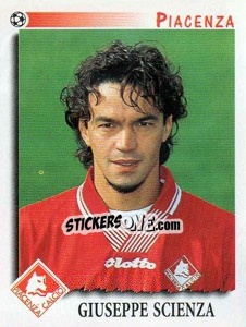 Sticker Giuseppe Scienza - Calciatori 1997-1998 n. 285 - Panini
