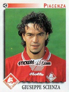 Figurina Giuseppe Scienza - Calciatori 1997-1998 - Panini