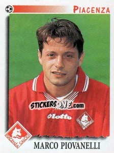 Sticker Marco Piovanelli - Calciatori 1997-1998 - Panini