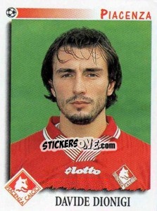Sticker Davide Dionigi - Calciatori 1997-1998 - Panini