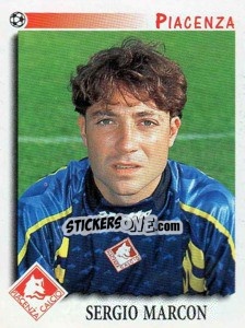 Sticker Sergio Marcon - Calciatori 1997-1998 n. 294 - Panini