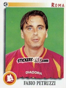 Sticker Fabio Petruzzi - Calciatori 1997-1998 n. 300 - Panini