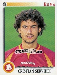 Sticker Cristian Servidei - Calciatori 1997-1998 - Panini