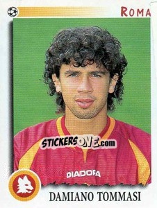 Sticker Damiano Tommasi - Calciatori 1997-1998 - Panini