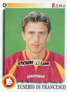 Sticker Eusebio di Francesco - Calciatori 1997-1998 n. 306 - Panini