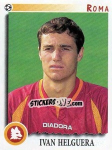 Sticker Ivan Helguera - Calciatori 1997-1998 - Panini